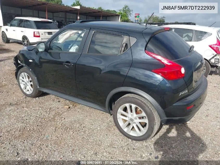 2013 Nissan Juke Sv VIN: JN8AF5MR7DT222939 Lot: 39970691