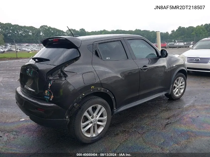 2013 Nissan Juke S/Sv/Sl VIN: JN8AF5MR2DT218507 Lot: 40055404