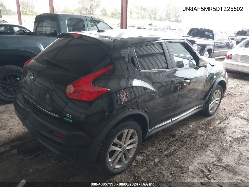 JN8AF5MR5DT225502 2013 Nissan Juke Sl