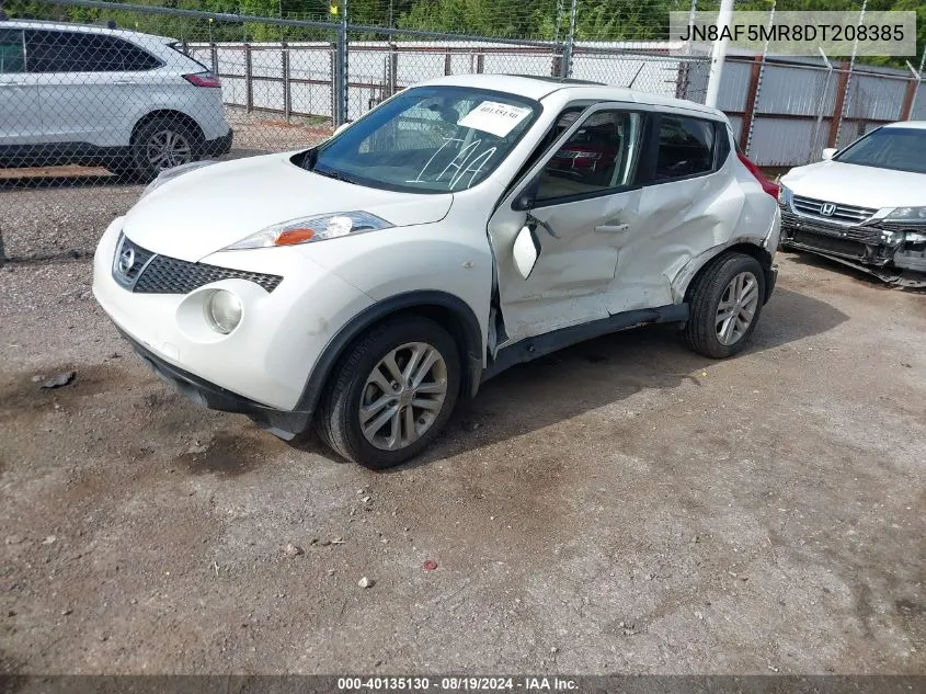 2013 Nissan Juke Sv VIN: JN8AF5MR8DT208385 Lot: 40135130