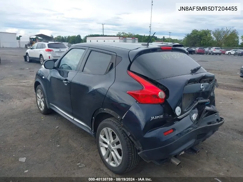 JN8AF5MR5DT204455 2013 Nissan Juke Sl