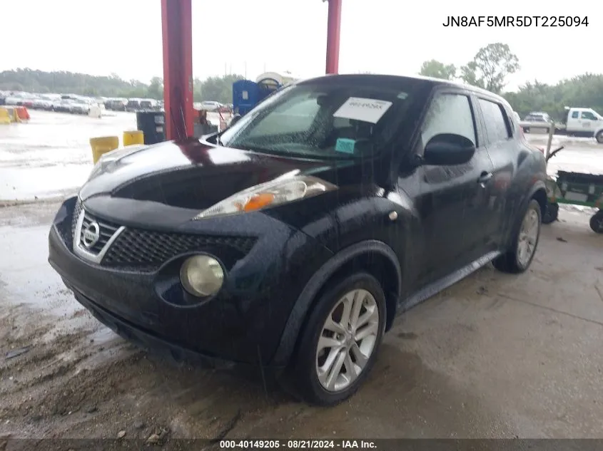 2013 Nissan Juke Sv VIN: JN8AF5MR5DT225094 Lot: 40149205