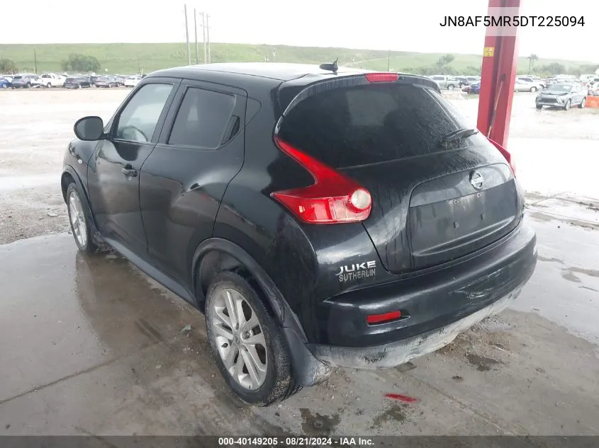 2013 Nissan Juke Sv VIN: JN8AF5MR5DT225094 Lot: 40149205