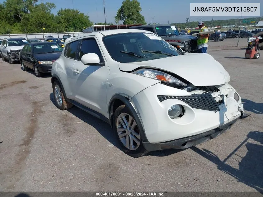 JN8AF5MV3DT215807 2013 Nissan Juke Sl