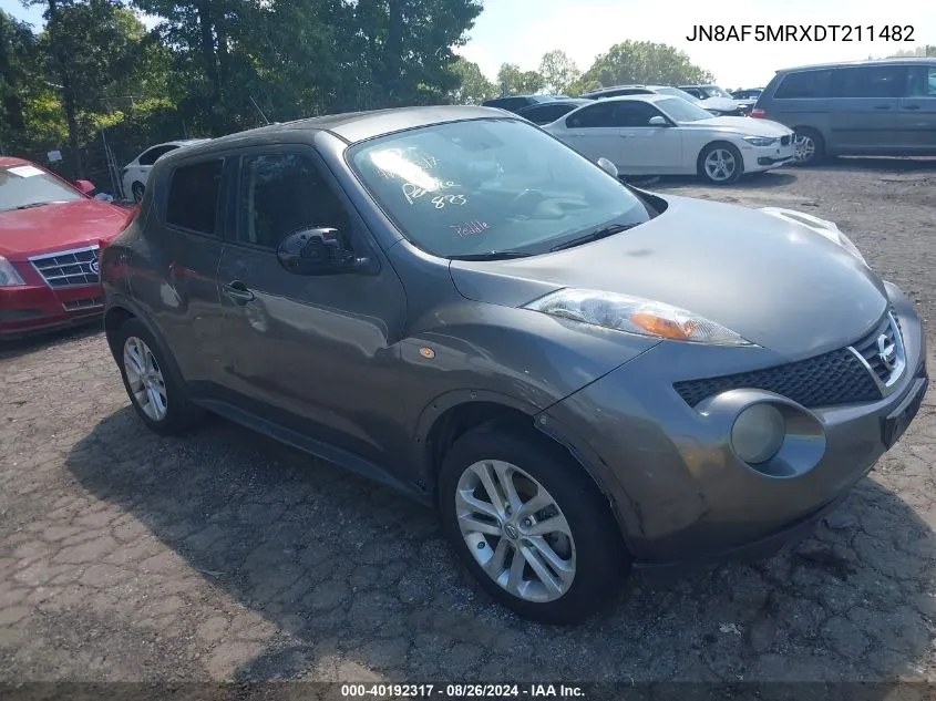 2013 Nissan Juke Sv VIN: JN8AF5MRXDT211482 Lot: 40192317