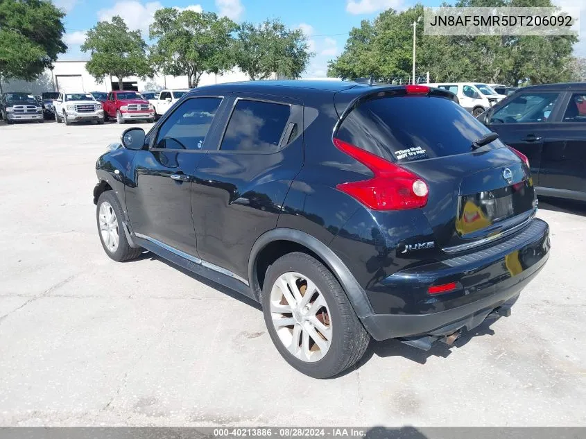 2013 Nissan Juke Sl VIN: JN8AF5MR5DT206092 Lot: 40213886