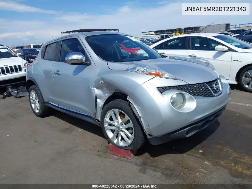 2013 Nissan Juke Sv VIN: JN8AF5MR2DT221343 Lot: 40225542