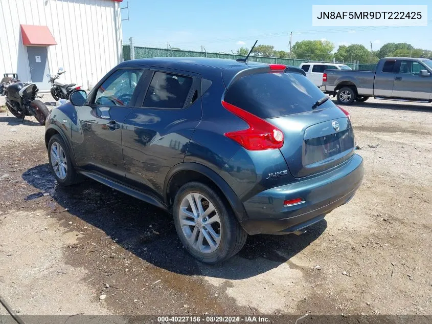 2013 Nissan Juke Sl VIN: JN8AF5MR9DT222425 Lot: 40227156