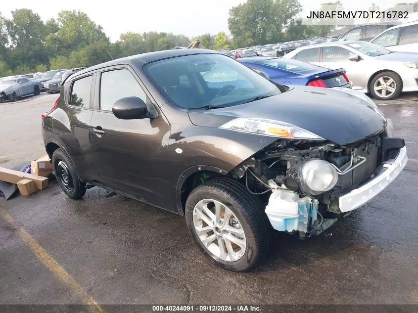 2013 Nissan Juke Sl VIN: JN8AF5MV7DT216782 Lot: 40244091