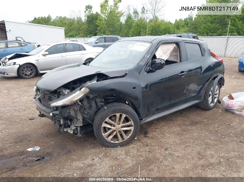 JN8AF5MR8DT217149 2013 Nissan Juke Sv