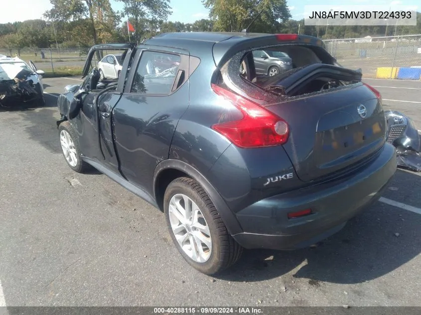 2013 Nissan Juke Nismo/S/Sl/Sv VIN: JN8AF5MV3DT224393 Lot: 40288115