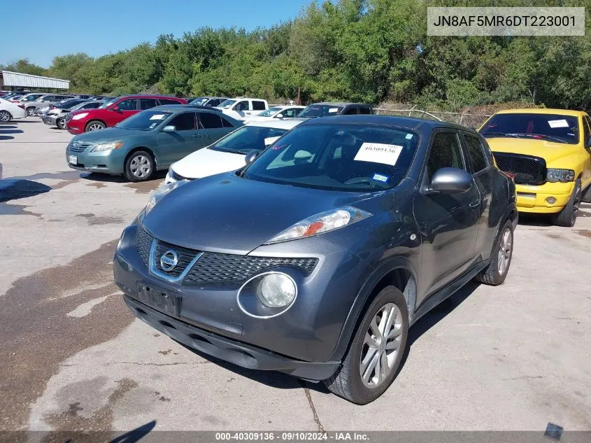 2013 Nissan Juke S/Sv/Sl VIN: JN8AF5MR6DT223001 Lot: 40309136