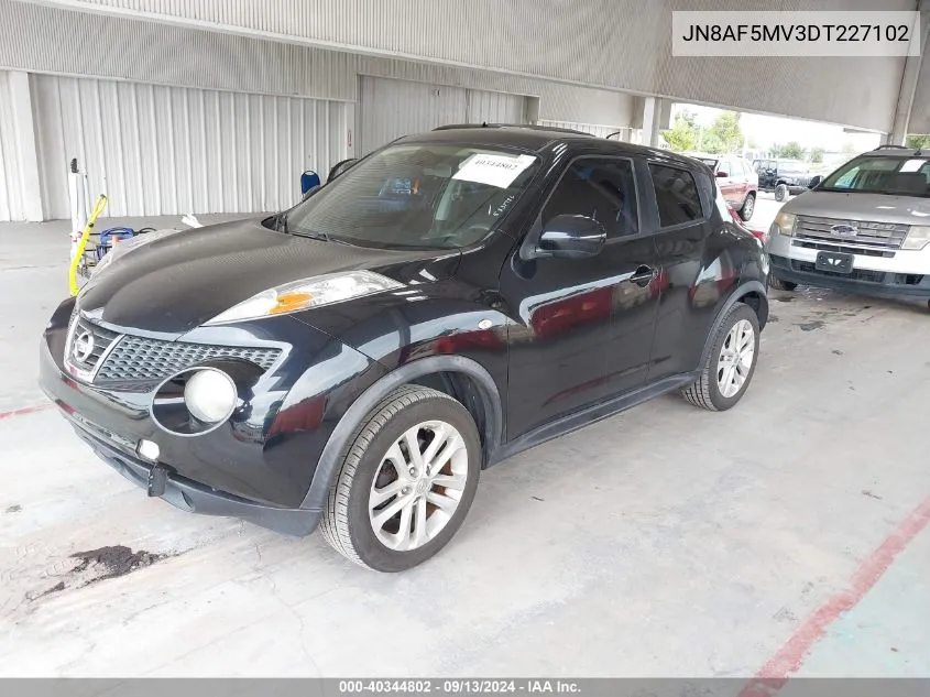 JN8AF5MV3DT227102 2013 Nissan Juke S/Sv/Sl