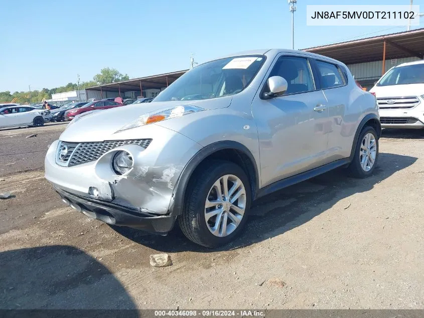 2013 Nissan Juke S VIN: JN8AF5MV0DT211102 Lot: 40346098