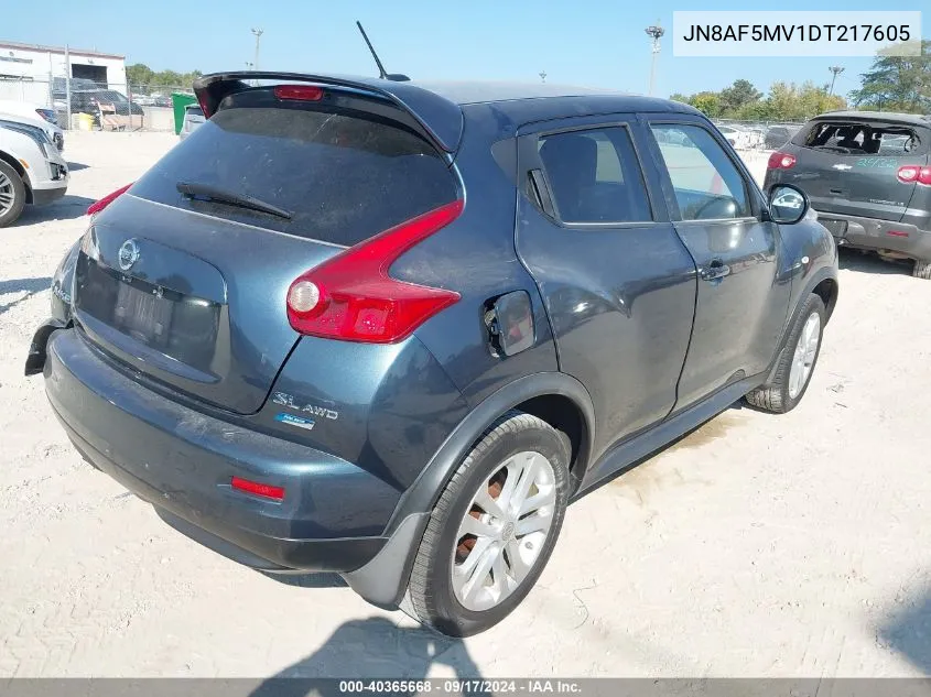 2013 Nissan Juke Sl VIN: JN8AF5MV1DT217605 Lot: 40365668