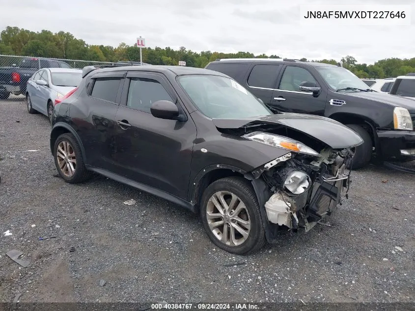 2013 Nissan Juke S/Sv/Sl VIN: JN8AF5MVXDT227646 Lot: 40384767