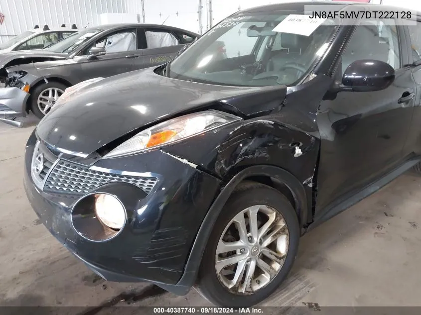 2013 Nissan Juke Sl VIN: JN8AF5MV7DT222128 Lot: 40387740