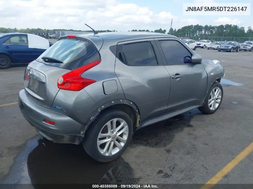 2013 Nissan Juke S VIN: JN8AF5MR5DT226147 Lot: 40388009