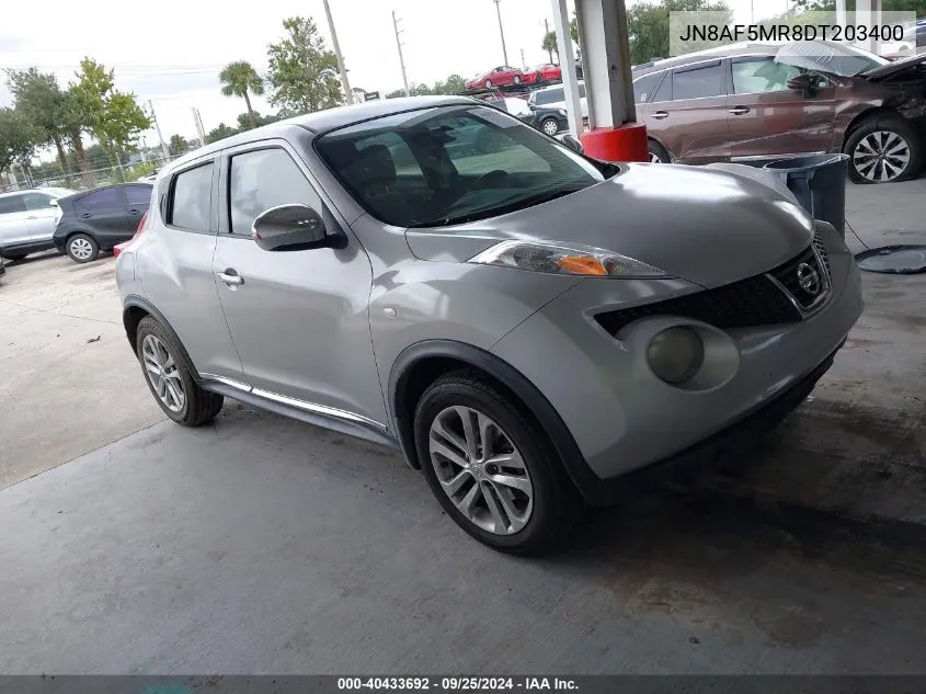 2013 Nissan Juke S VIN: JN8AF5MR8DT203400 Lot: 40433692