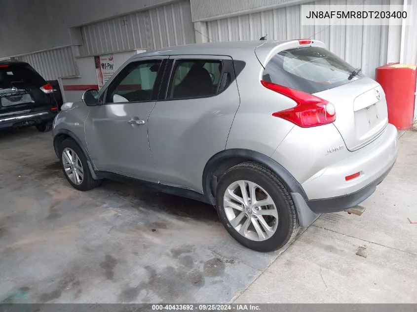 JN8AF5MR8DT203400 2013 Nissan Juke S