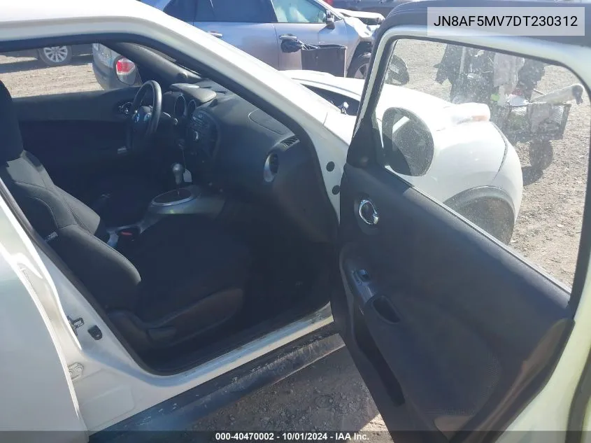 2013 Nissan Juke S/Sv/Sl VIN: JN8AF5MV7DT230312 Lot: 40470002