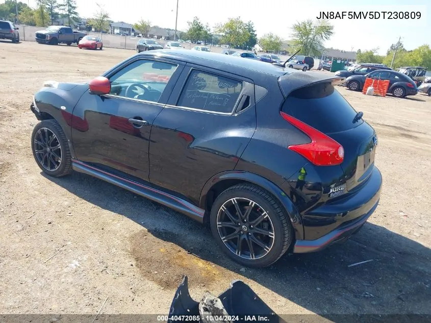 2013 Nissan Juke Nismo VIN: JN8AF5MV5DT230809 Lot: 40472085