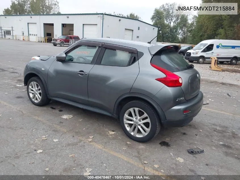 2013 Nissan Juke S VIN: JN8AF5MVXDT215884 Lot: 40478467