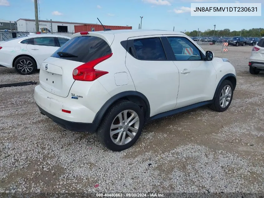 2013 Nissan Juke Sl VIN: JN8AF5MV1DT230631 Lot: 40480663