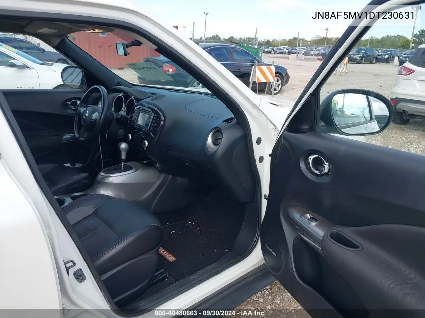 2013 Nissan Juke Sl VIN: JN8AF5MV1DT230631 Lot: 40480663