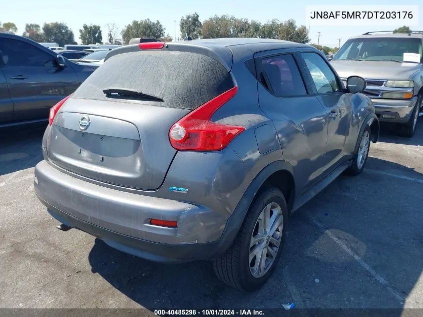 2013 Nissan Juke S/Sv/Sl VIN: JN8AF5MR7DT203176 Lot: 40485298