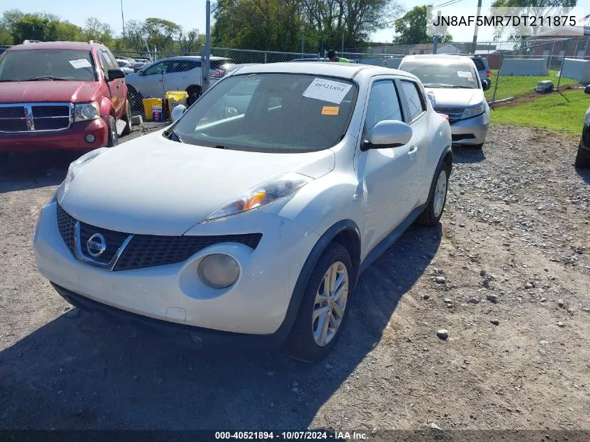 2013 Nissan Juke Sl VIN: JN8AF5MR7DT211875 Lot: 40521894