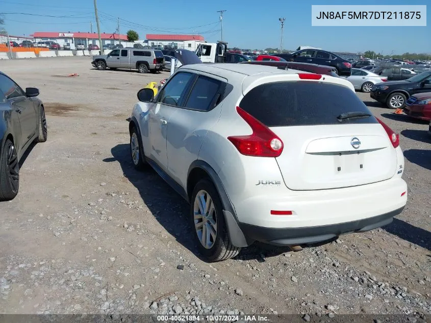 2013 Nissan Juke Sl VIN: JN8AF5MR7DT211875 Lot: 40521894