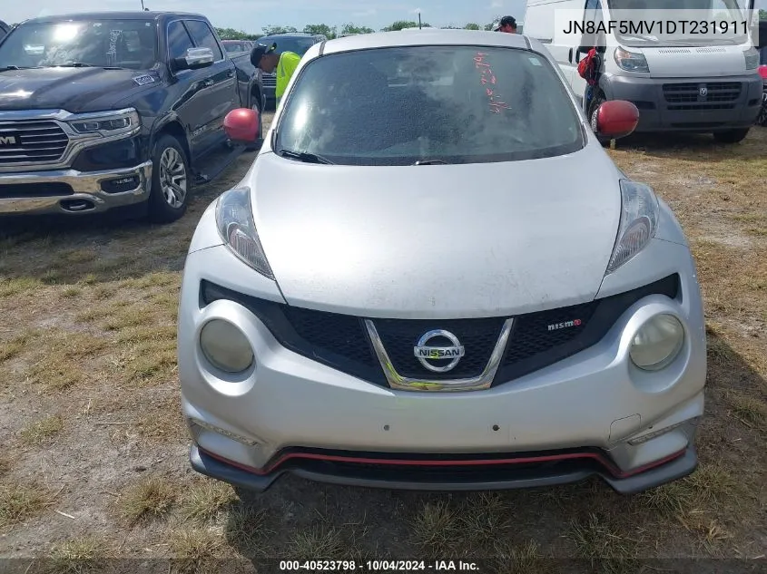 JN8AF5MV1DT231911 2013 Nissan Juke Nismo