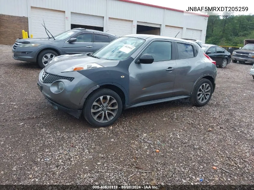 2013 Nissan Juke S/Sv/Sl VIN: JN8AF5MRXDT205259 Lot: 40537117