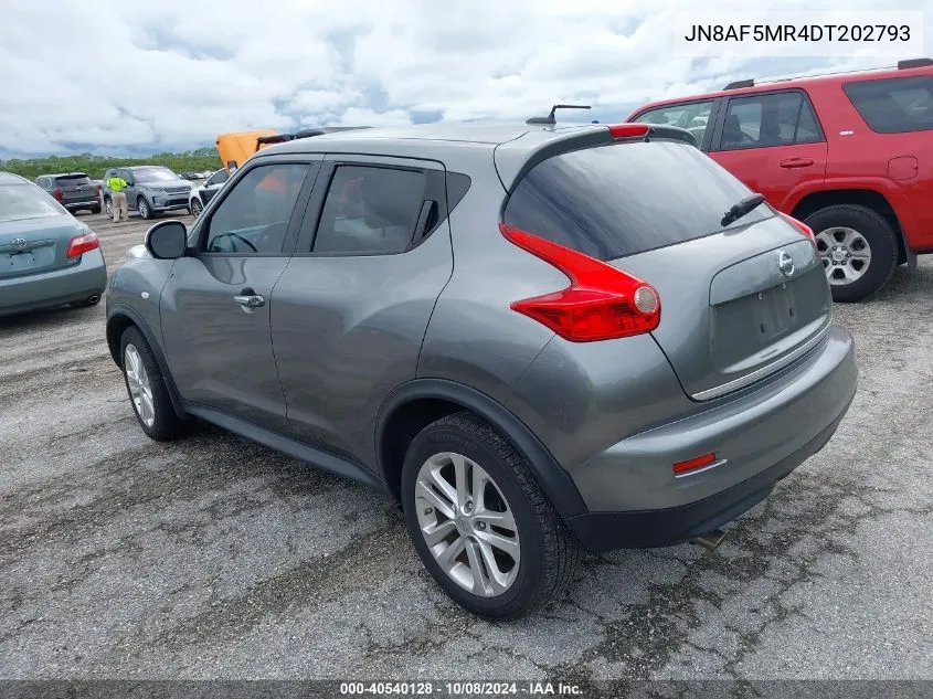 2013 Nissan Juke Sl VIN: JN8AF5MR4DT202793 Lot: 40540128