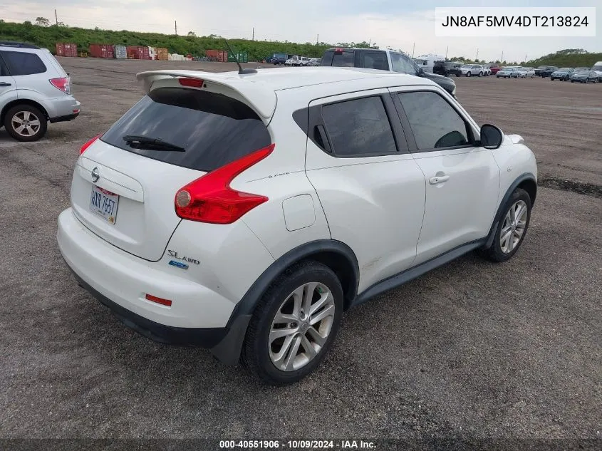 2013 Nissan Juke S/Sv/Sl VIN: JN8AF5MV4DT213824 Lot: 40551906