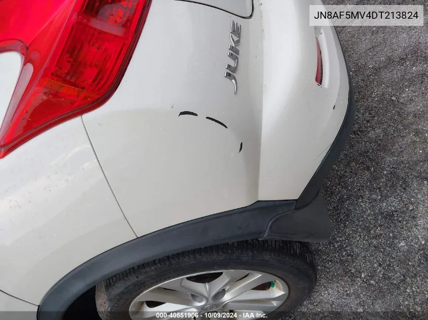 2013 Nissan Juke S/Sv/Sl VIN: JN8AF5MV4DT213824 Lot: 40551906