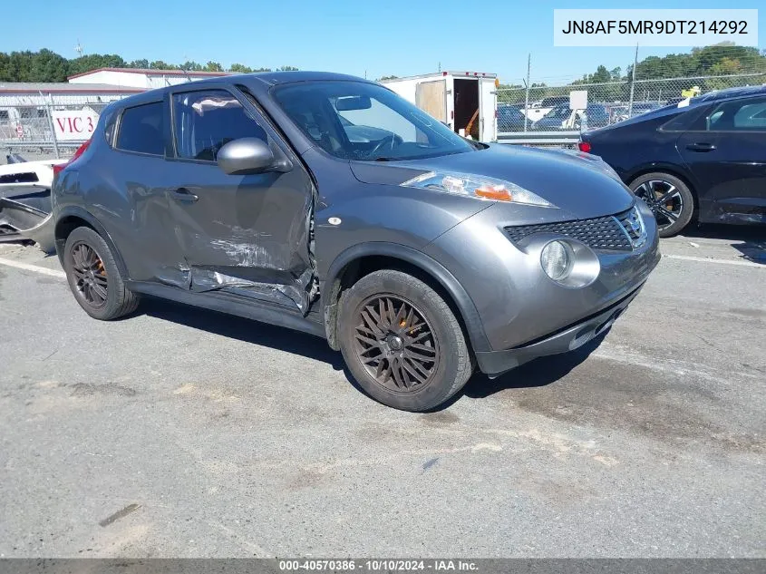 2013 Nissan Juke Sl VIN: JN8AF5MR9DT214292 Lot: 40570386