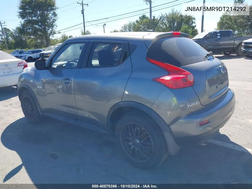 JN8AF5MR9DT214292 2013 Nissan Juke Sl