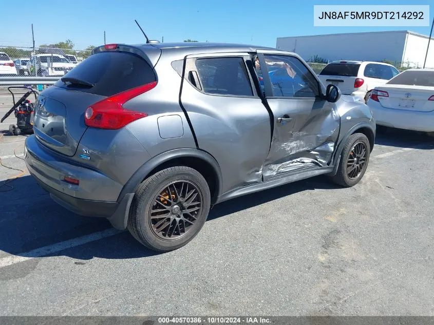 2013 Nissan Juke Sl VIN: JN8AF5MR9DT214292 Lot: 40570386