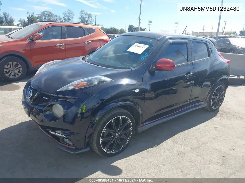 JN8AF5MV5DT232480 2013 Nissan Juke S/Sv/Sl