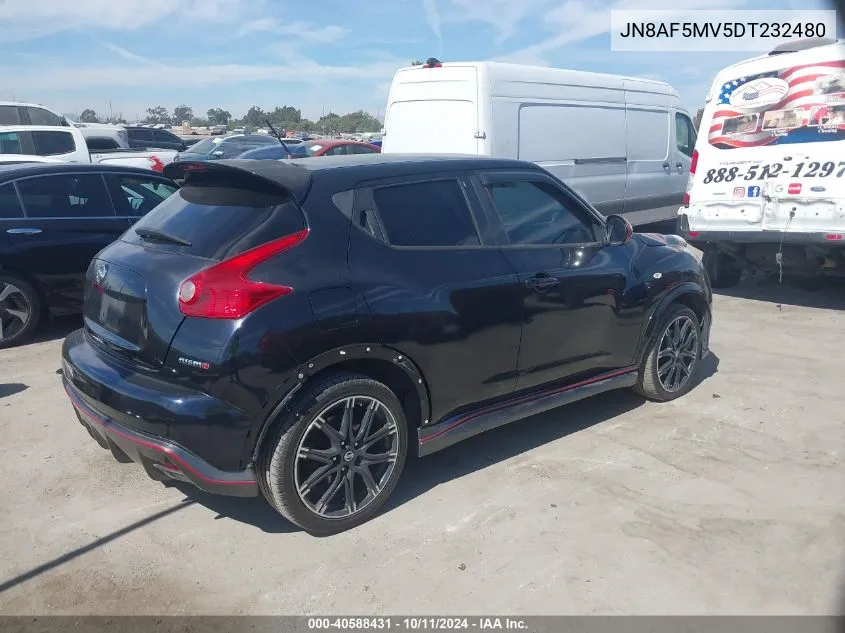 JN8AF5MV5DT232480 2013 Nissan Juke S/Sv/Sl