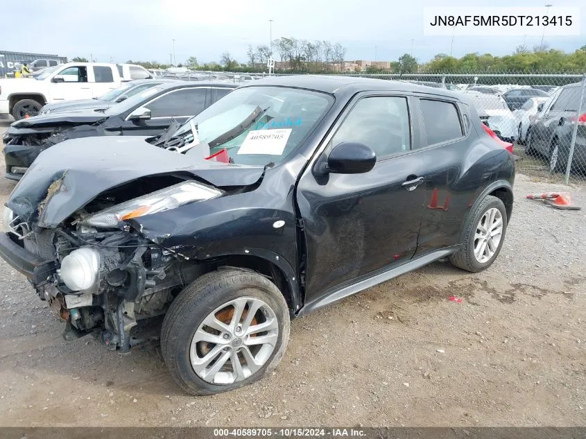 2013 Nissan Juke Sv VIN: JN8AF5MR5DT213415 Lot: 40589705