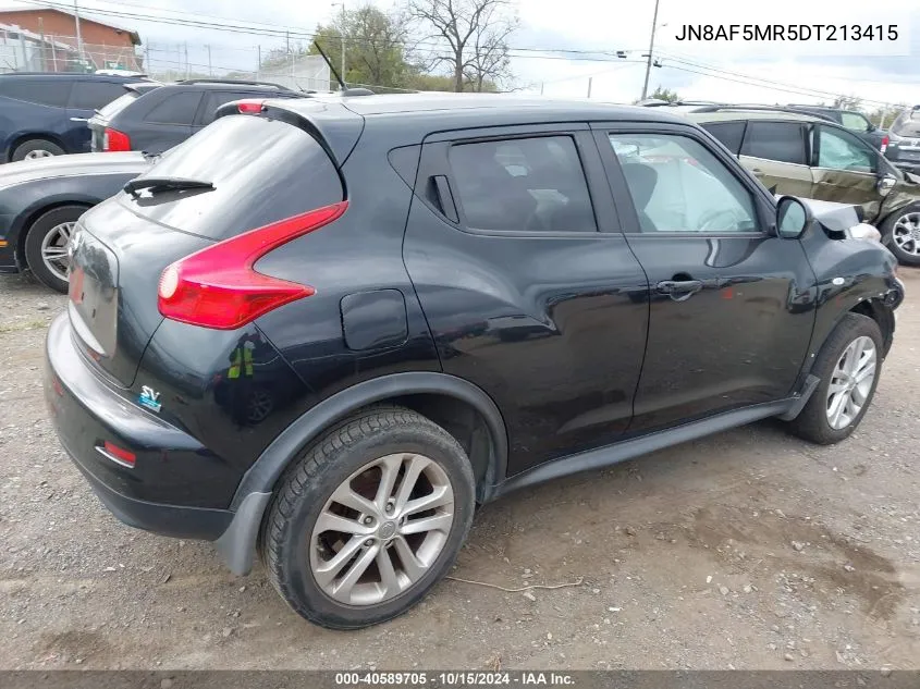 2013 Nissan Juke Sv VIN: JN8AF5MR5DT213415 Lot: 40589705