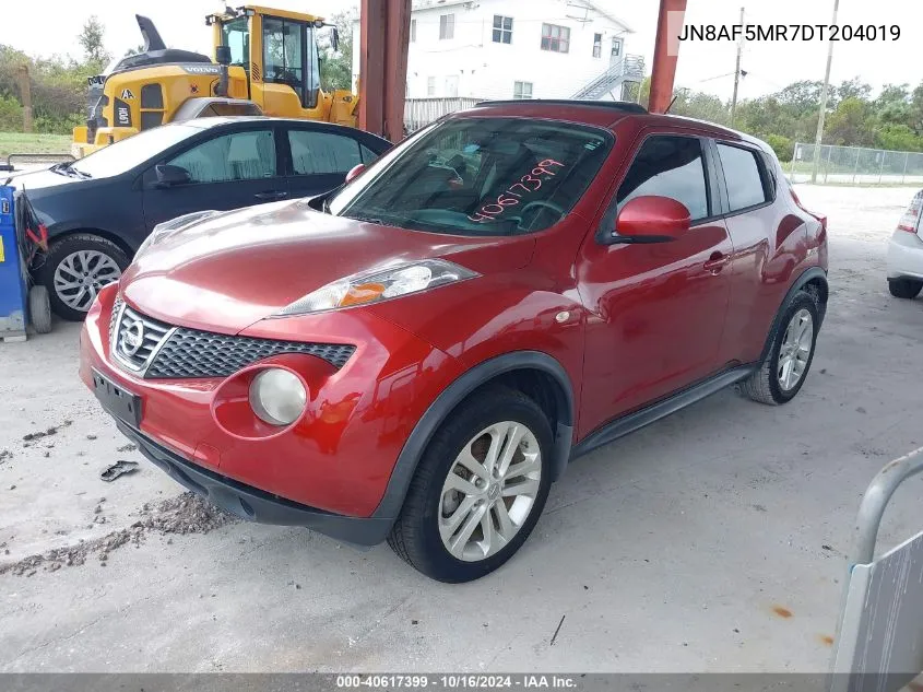 JN8AF5MR7DT204019 2013 Nissan Juke Sv