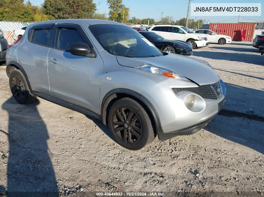 2013 Nissan Juke S/Sv/Sl VIN: JN8AF5MV4DT228033 Lot: 40644932