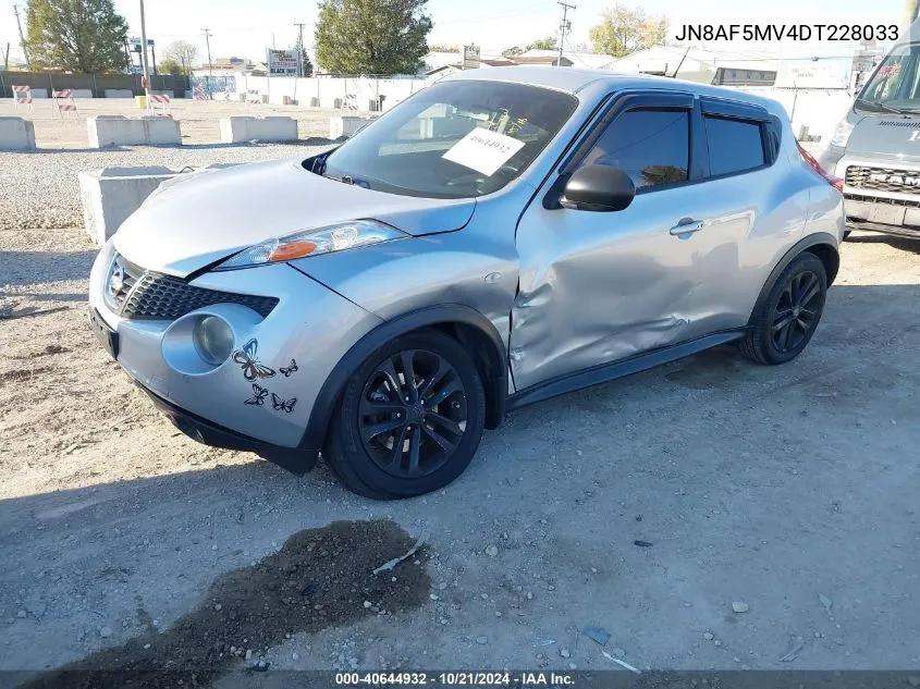 2013 Nissan Juke S/Sv/Sl VIN: JN8AF5MV4DT228033 Lot: 40644932