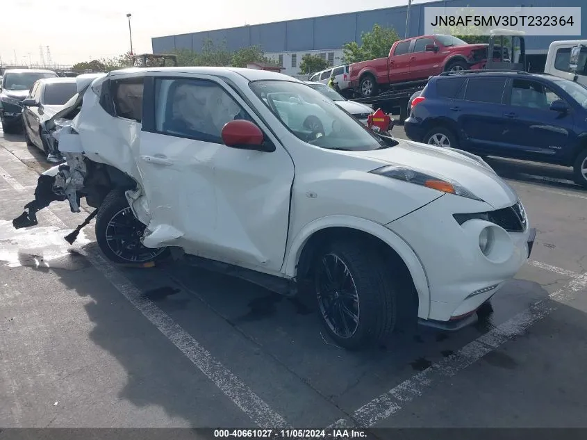 2013 Nissan Juke Nismo VIN: JN8AF5MV3DT232364 Lot: 40661027