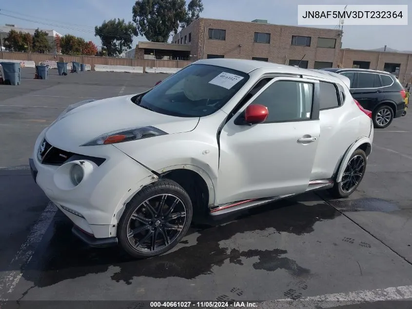 2013 Nissan Juke Nismo VIN: JN8AF5MV3DT232364 Lot: 40661027