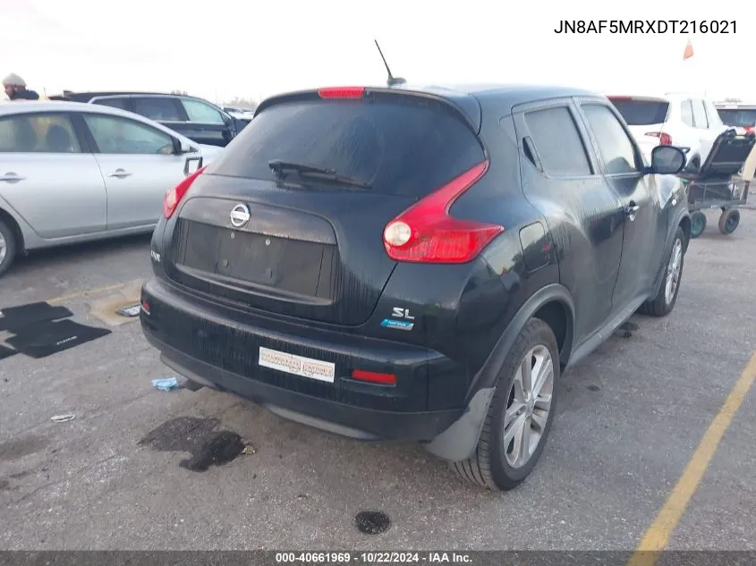 2013 Nissan Juke Sl VIN: JN8AF5MRXDT216021 Lot: 40661969